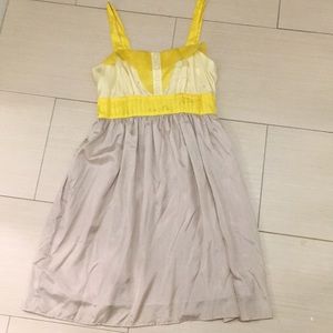 Anthro Burlapp Silk Dress